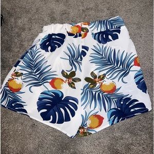 Shein floral shorts
